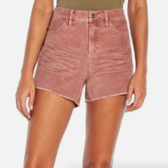 GAP Women Shorts Stretch 12 Corduroy Pastel Raw Hem Farmer's Daughter Romantic - Picture 12 of 12